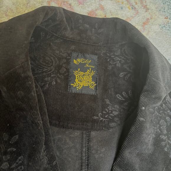 Vintage Y2K Lucky Brand Corduroy black blazer - Picture 3 of 5